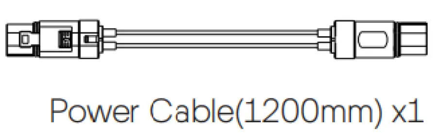 SolaX POWER CABLE 1.2M for 4xT30