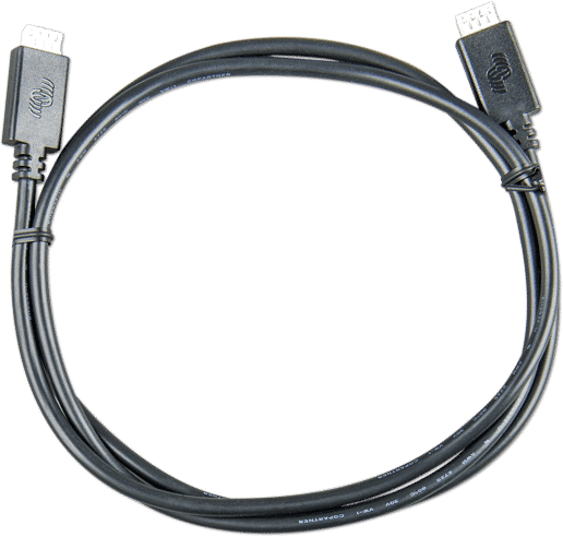 Victron VE.Direct Cable 1,8 m (one side Right Angle conn)