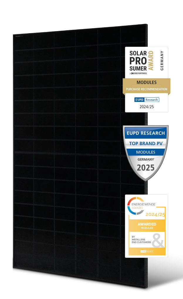 Solar Fabrik 480W Mono S4 Halfcut Full Black