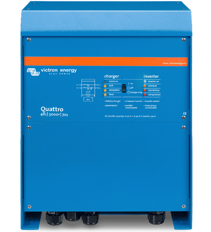 Victron 3 kW Quattro 24/3000/70-50/50