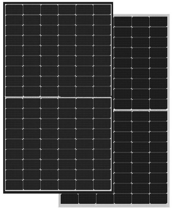Jinko 440W JKM440N-54HL4R-V cornice nera