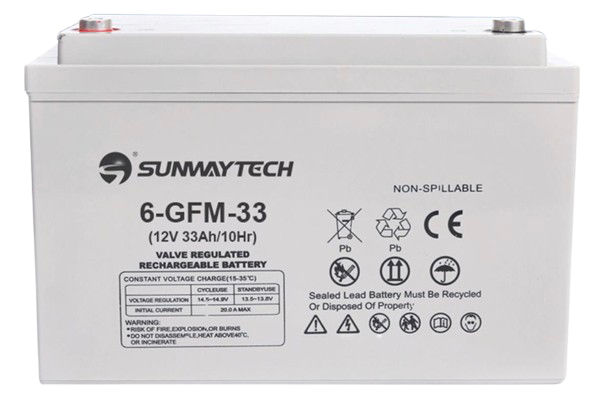 Sunwaytech Gel Battery 12V33AH 6-GFM-33