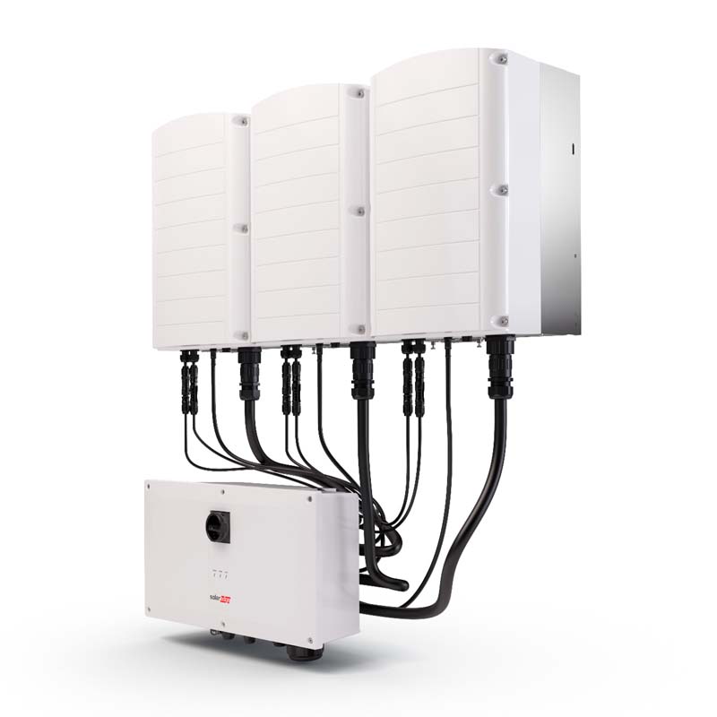 SolarEdge 90 kW SE90k + 3x SESUK