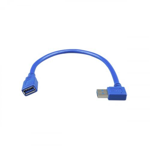 Victron USB extension cable 0,3m one side right angle