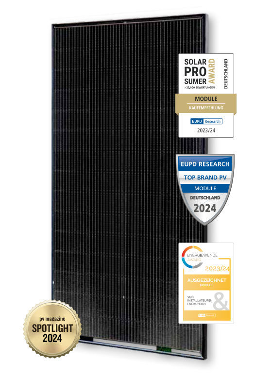 Solar Fabrik 300W Mono S5 Halfcut Full Black