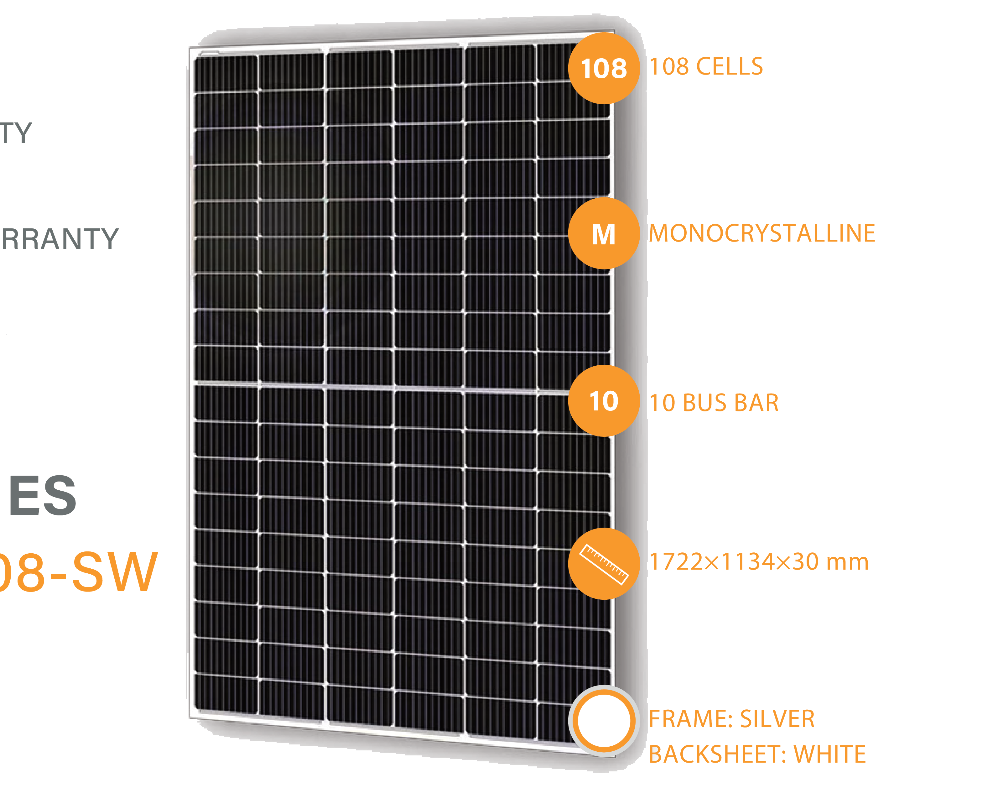 ASWS 410W ASWS-XXX-MH108-SW srebrna rama