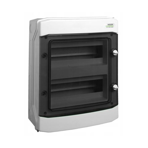 Noark Plast. obudowa instal. NOARK , natynk., IP65, 2 rząd, 2x12 modułów