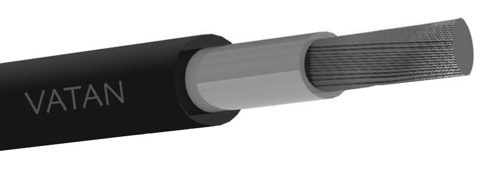 Vatan Kablo VK-PV-1.0/1KV 4mm Black 1000m