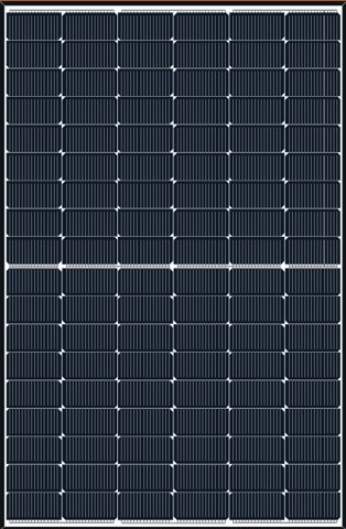 SONNENKRAFT 440W KPV Wp HC juodas rėmas