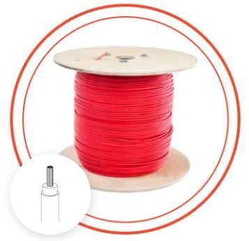 KBE DB+ 4.0 mm² H1Z2Z2-K Red 500m