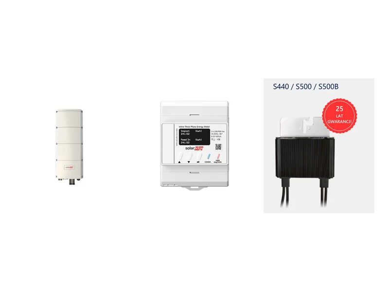 Zestaw SolarEdge 8kW SE8K-RWB48BFN4 + SolarEdge Home Battery 9.2kWh + SolarEdge MTR-240-3PC1-D-A-MW + 20 × SolarEdge 0,44kW S440-1GM4MRM